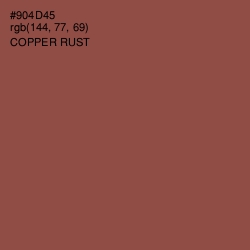 #904D45 - Copper Rust Color Image