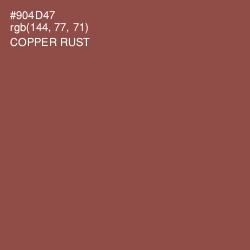 #904D47 - Copper Rust Color Image