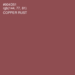 #904D51 - Copper Rust Color Image