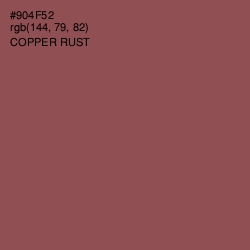 #904F52 - Copper Rust Color Image