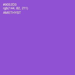 #9052D3 - Amethyst Color Image