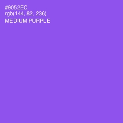 #9052EC - Medium Purple Color Image
