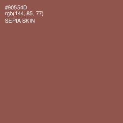 #90554D - Sepia Skin Color Image