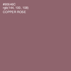 #90646C - Copper Rose Color Image