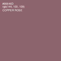 #90646D - Copper Rose Color Image