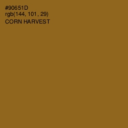 #90651D - Corn Harvest Color Image