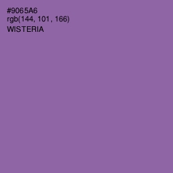 #9065A6 - Wisteria Color Image