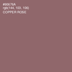 #90676A - Copper Rose Color Image
