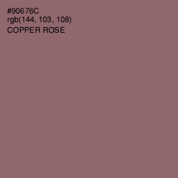 #90676C - Copper Rose Color Image