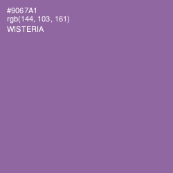 #9067A1 - Wisteria Color Image