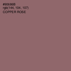 #90686B - Copper Rose Color Image