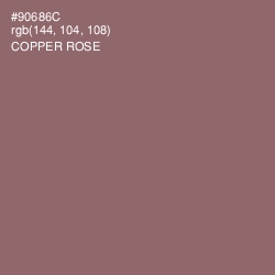 #90686C - Copper Rose Color Image