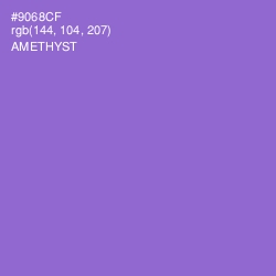 #9068CF - Amethyst Color Image