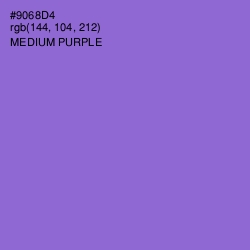 #9068D4 - Medium Purple Color Image