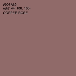 #906A69 - Copper Rose Color Image