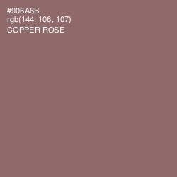 #906A6B - Copper Rose Color Image