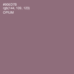 #906D7B - Opium Color Image