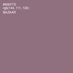 #906F7E - Bazaar Color Image