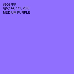 #906FFF - Medium Purple Color Image