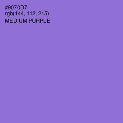 #9070D7 - Medium Purple Color Image