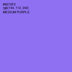 #9070F2 - Medium Purple Color Image