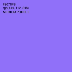 #9070F8 - Medium Purple Color Image