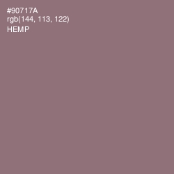 #90717A - Hemp Color Image