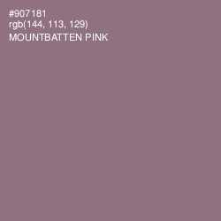 #907181 - Mountbatten Pink Color Image