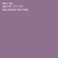 #90718D - Mountbatten Pink Color Image