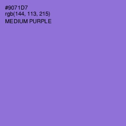 #9071D7 - Medium Purple Color Image