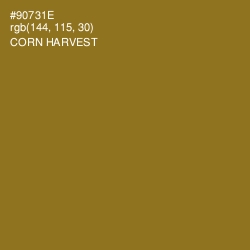 #90731E - Corn Harvest Color Image