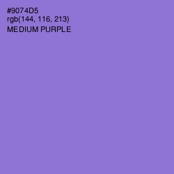 #9074D5 - Medium Purple Color Image