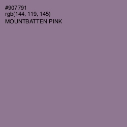 #907791 - Mountbatten Pink Color Image