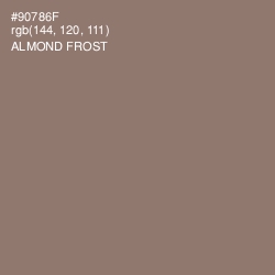 #90786F - Almond Frost Color Image