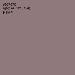 #90797C - Hemp Color Image