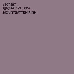 #907987 - Mountbatten Pink Color Image