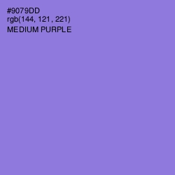 #9079DD - Medium Purple Color Image