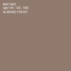 #907A6D - Almond Frost Color Image