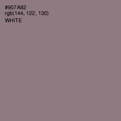 #907A82 - Mountbatten Pink Color Image