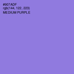 #907ADF - Medium Purple Color Image