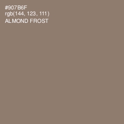 #907B6F - Almond Frost Color Image