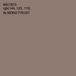 #907B73 - Almond Frost Color Image