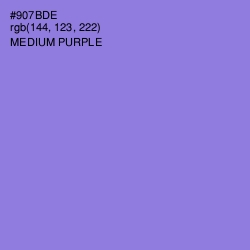 #907BDE - Medium Purple Color Image