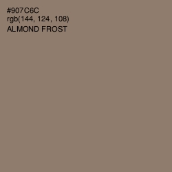 #907C6C - Almond Frost Color Image