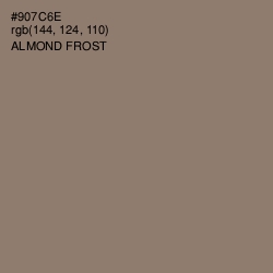 #907C6E - Almond Frost Color Image