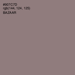 #907C7D - Bazaar Color Image