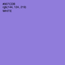 #907CDB - Medium Purple Color Image