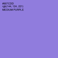 #907CDD - Medium Purple Color Image