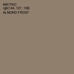 #907F6C - Almond Frost Color Image