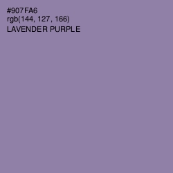 #907FA6 - Lavender Purple Color Image